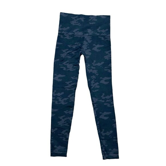 SPANX Gray Camo Leggings Women's M EUC Inseam 25.75 - Picture 3 of 9